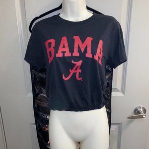 Alabama Crop T-Shirt Football, S